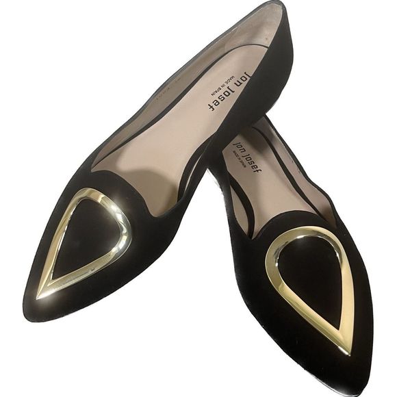 jon josef Shoes - Jon Josef Reina Black Suede Sz 12 Flat